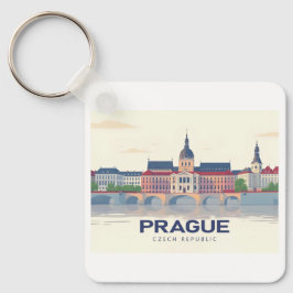 Praag Tsjechië Pastelreizen Sleutelhanger