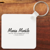 Praag Tsjechië Pastelreizen Sleutelhanger (Achterkant)