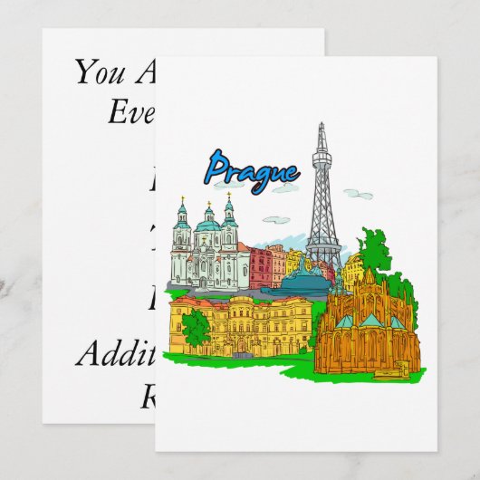 Praag - Tsjechië.png Kaart (Voorkant / Achterkant)