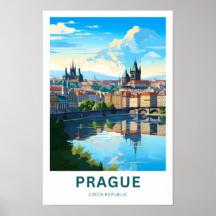 Praag Tsjechië Reisprint Poster