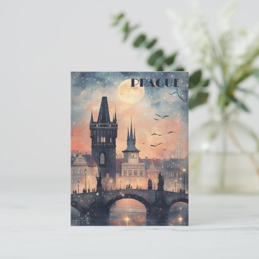 Praag Tsjechië Reizen Briefkaart (Staand voorkant)