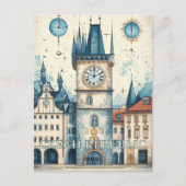 Praag Tsjechië Reizen Briefkaart (Voorkant)