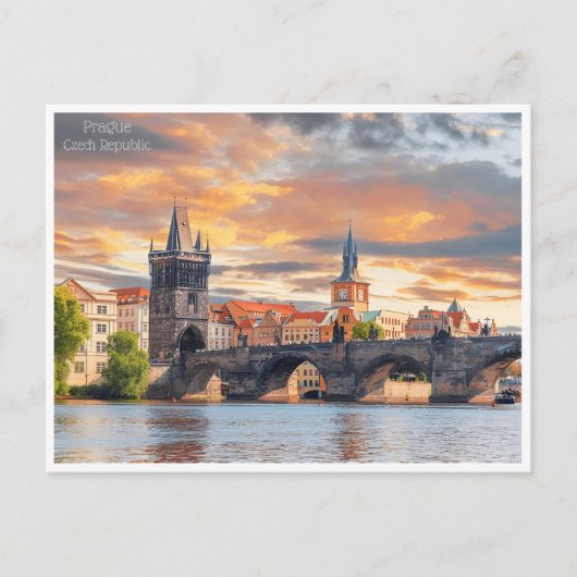  Praag Tsjechië République tchèque Briefkaart (Voorkant)