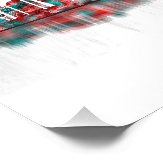 Praag Tsjechië Skyline Foto Afdruk (Hoek)