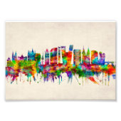 Praag Tsjechië Skyline Foto Afdruk (Voorkant)