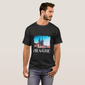 Praag Tsjechië Souvenir Praag T-shirt (Voorkant volledig)