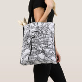 Praag Tsjechië Stad Kaart Tote Bag (Dichtbij)