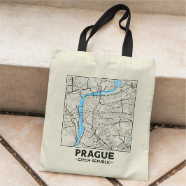 Praag, Tsjechië Stadsplatastas Tote Bag