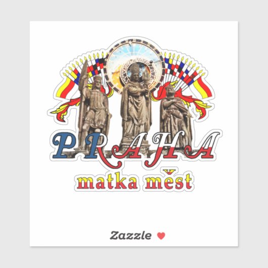 Praag Tsjechië Sticker (Vel)
