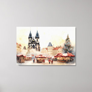 Praag, Tsjechië - Stretched Canvas Print