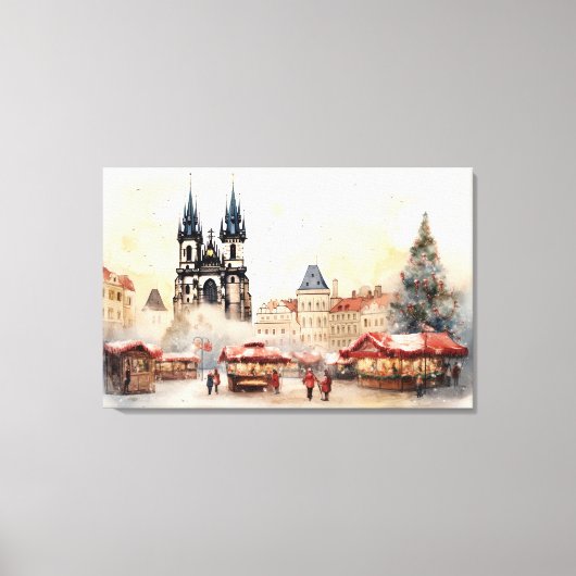 Praag, Tsjechië - Stretched Canvas Print (Voorkant)
