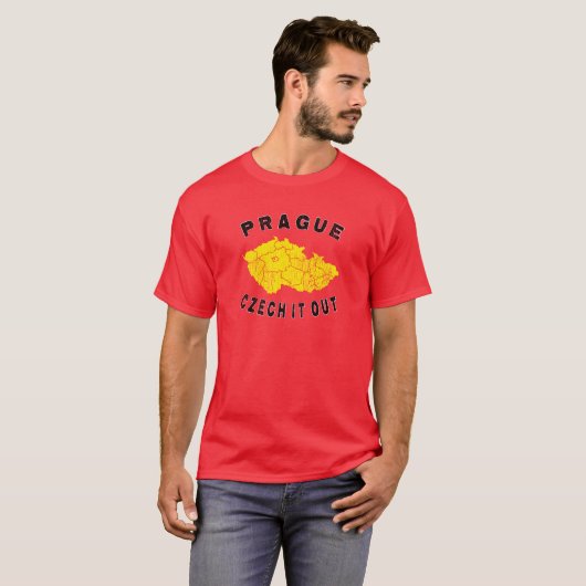 Praag - tsjechië t-shirt (Voorkant volledig)