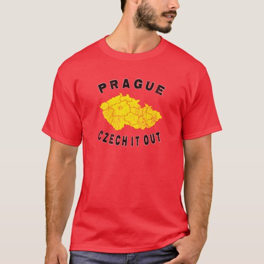 Praag - tsjechië t-shirt (Voorkant)