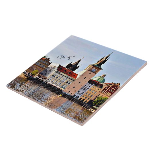 Praag, Tsjechië, Tegeltje (Zijkant)