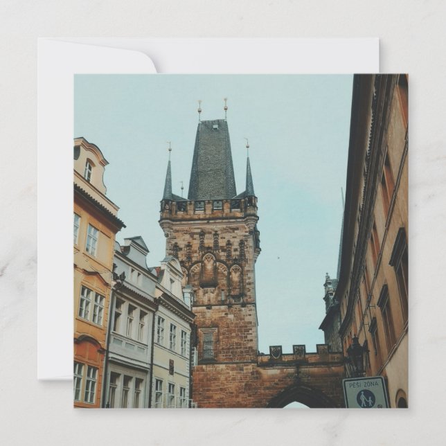 Praag Tsjechië Travel Art (Voorkant)