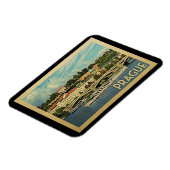 Praag Tsjechië Vintage Travel Magneet (Linkerzijde)