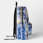 Praag - Tsjechië Waterverf Sketch | Bedrukte Rugzak (Links)
