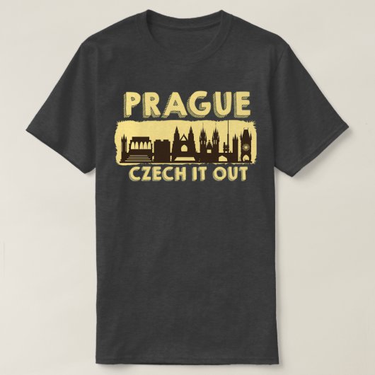 Praag Tsjechische IT uit Design Praag T-shirt (Design voorkant)