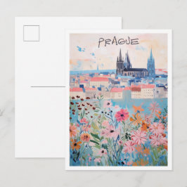 Praag Tsjechische Kunst Reizen Briefkaart