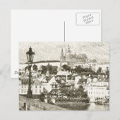 Praag, Tsjechische Republiek Briefkaart (Voorkant / Achterkant)