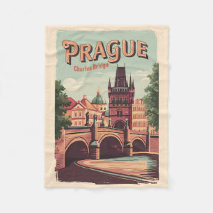 Praag Tsjechische Republiek Reiskunst  Fleece Deken