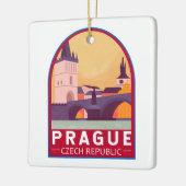 Praag Tsjechische Republiek Reiskunst  Keramisch Ornament (Links)