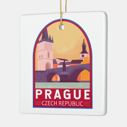 Praag Tsjechische Republiek Reiskunst  Keramisch Ornament (Links)