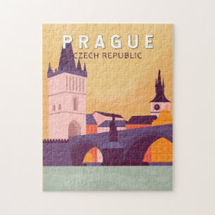 Praag Tsjechische Republiek Reiskunst  Legpuzzel