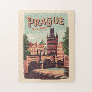 Praag Tsjechische Republiek Reiskunst  Legpuzzel