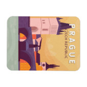 Praag Tsjechische Republiek Reiskunst  Magneet (Horizontaal)