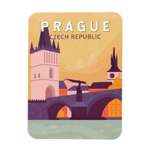 Praag Tsjechische Republiek Reiskunst  Magneet