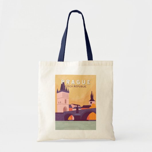 Praag Tsjechische Republiek Reiskunst  Tote Bag (Voorkant)