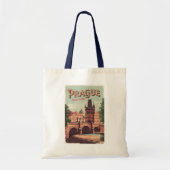 Praag Tsjechische Republiek Reiskunst  Tote Bag (Voorkant)