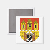 Praag, Tsjechische Republiek Wapen Magneet (Voorkant / Achterkant)