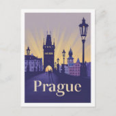 Praag Tsjechische Vintage Beroemde Reisplaats Briefkaart (Voorkant)