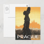 Praag, Tsjechoslowakije  Briefkaart (Voorkant / Achterkant)