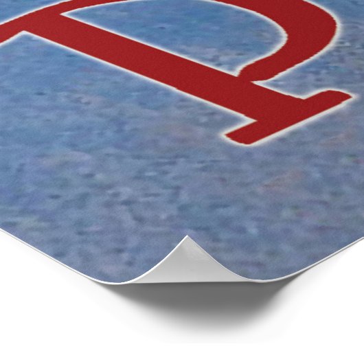 Praag, uitzicht in het centrum van de stad, oldtim poster (Hoek)