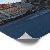 Praag uitzicht op Astronomische Klok Poster (Hoek)