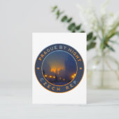 Praag van Night Briefkaart (Staand voorkant)