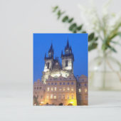 Praag van Night Briefkaart (Staand voorkant)