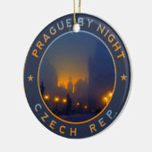 Praag van Night Keramisch Ornament (Links)