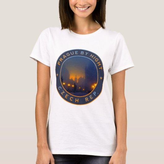 Praag van Night T-shirt (Voorkant)