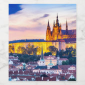 Praag Wijn Etiket (Enkel label)