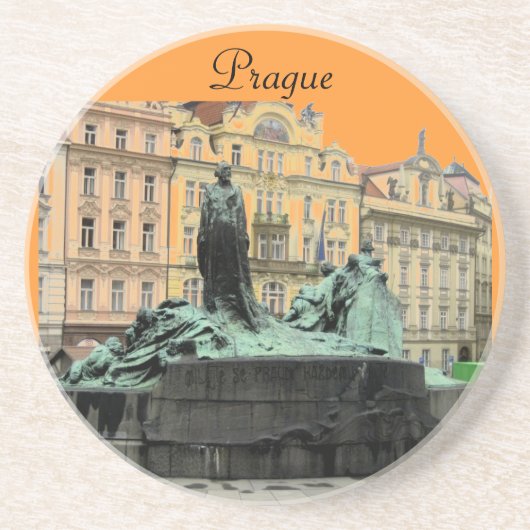 Praag Zandsteen Onderzetter (Voorkant)