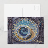 Praagse astronomische klok briefkaart (Voorkant / Achterkant)