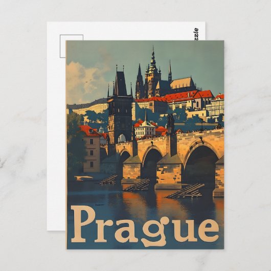  Praagse Burcht Briefkaart (Voorkant / Achterkant)