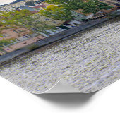 Praagse kasteel met uitzicht op de Charlesbrug Poster (Hoek)