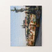 Praagse kasteel uitzicht vanaf de Charles brug, Ts Legpuzzel (Verticaal)