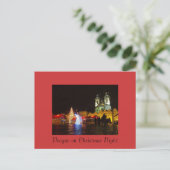 Praagse Kerstnacht Briefkaart (Staand voorkant)
