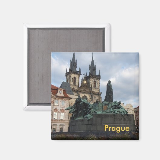 praagse koelkast magneet (Voorkant / Achterkant)